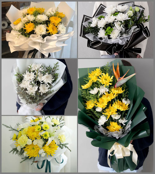 贵州毕节市大方县绿塘乡丰产一村白事花束代送